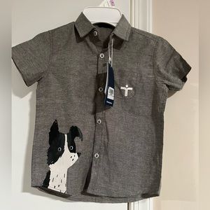 4 year boys button down shirt